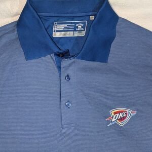 OKC Oklahoma City Thunder Golf Polo Small
